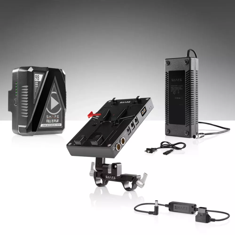 SHAPE Battery Kit with D-box Camera Power and Charger for Sony FX9