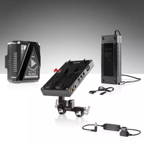 SHAPE Battery Kit with D-box Camera Power and Charger for Sony FX9