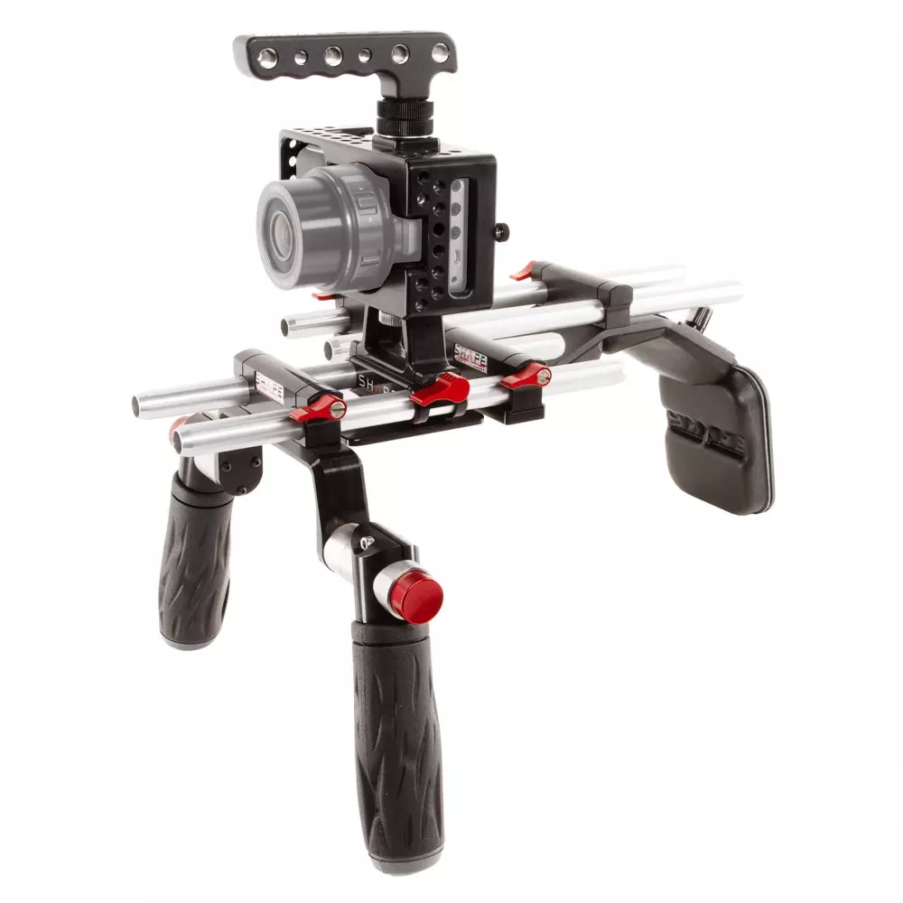 SHAPE Black Magic Offset Rail 15mm 2-Rod Bloc