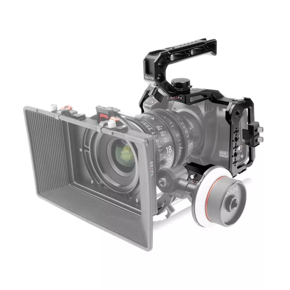 SHAPE Cage for Blackmagic Cinema Camera 6K/6K Pro/6K G2 with Top handle & 15mm LWS Rod System