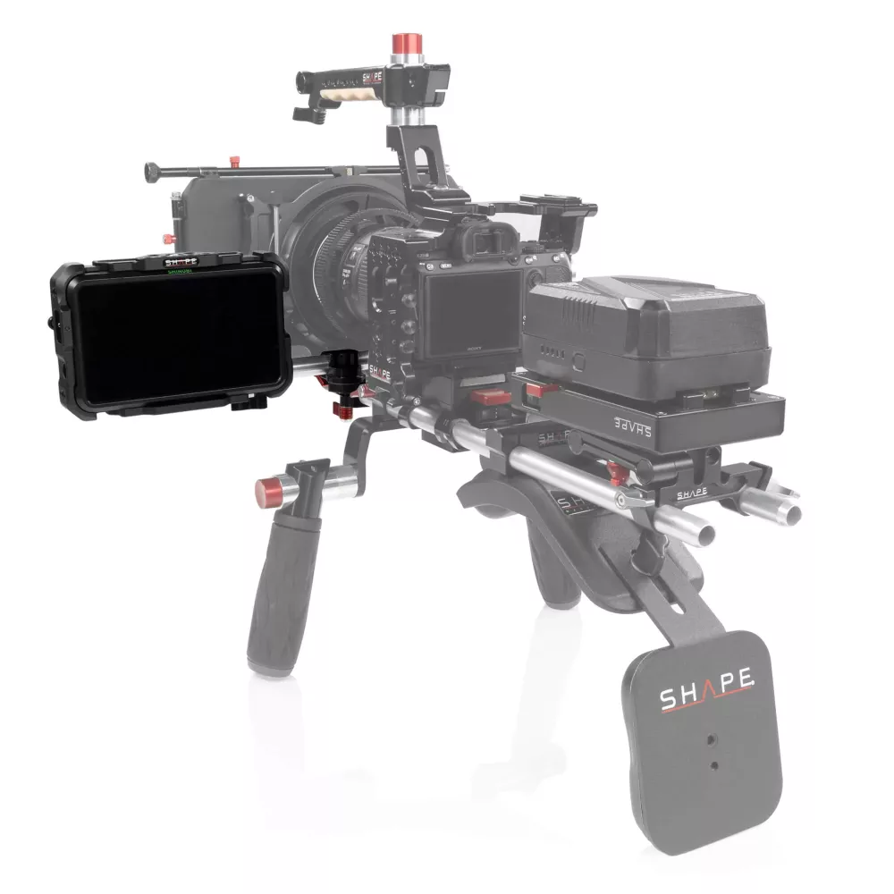 SHAPE Monitor Cage with Swivel Rod Clamp for Atomos Shinobi