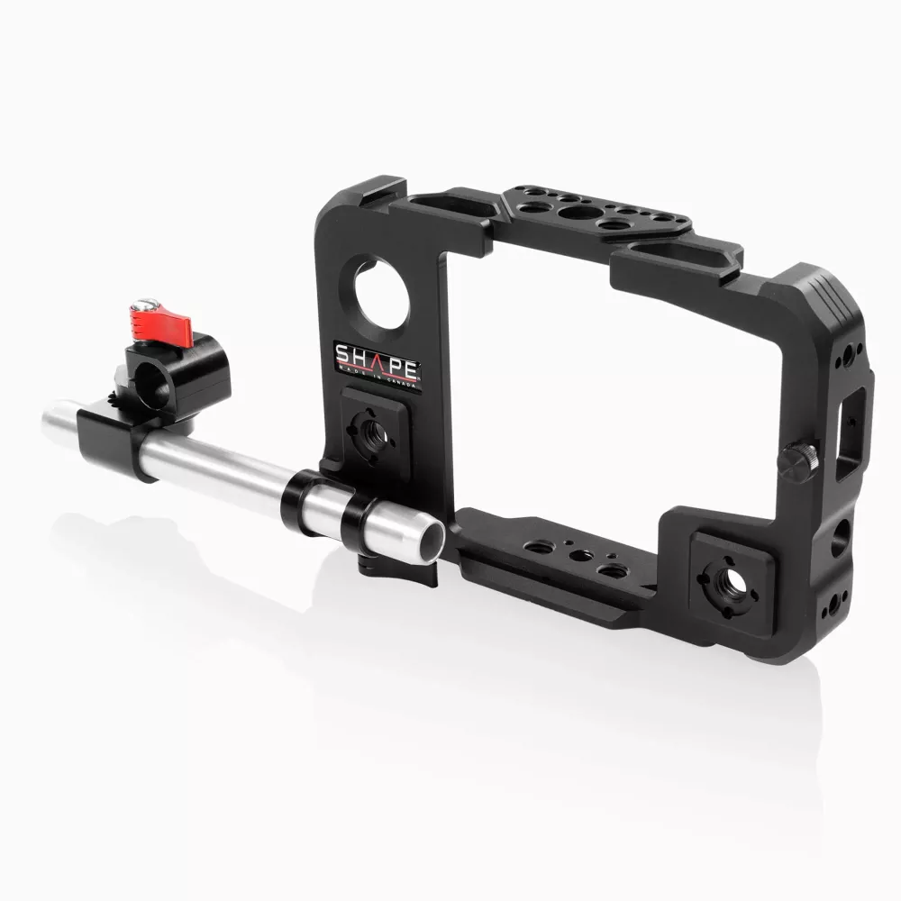 SHAPE Monitor Cage with Swivel Rod Clamp for Atomos Shinobi