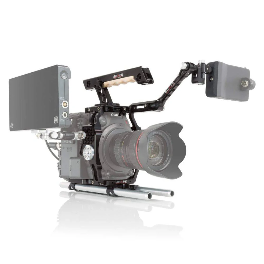 SHAPE Camera Cage with EVF Mount, Top Handle & Baseplate for Canon C200