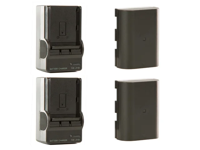 SHAPE Charger Kit: 2 Batteries LPE6 + 2 Chargers