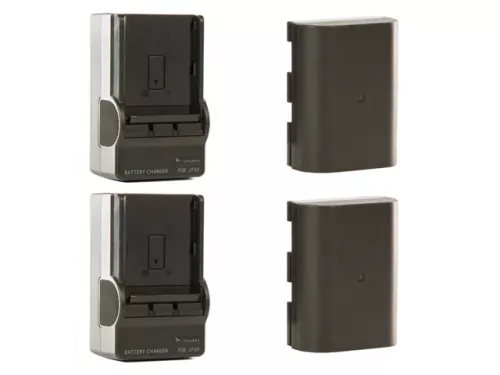 SHAPE Charger Kit: 2 Batteries LPE6 + 2 Chargers