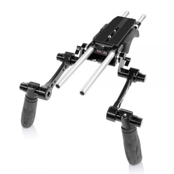 SHAPE Compact Revolt Shoulder Baseplate with Handgrips (Black)