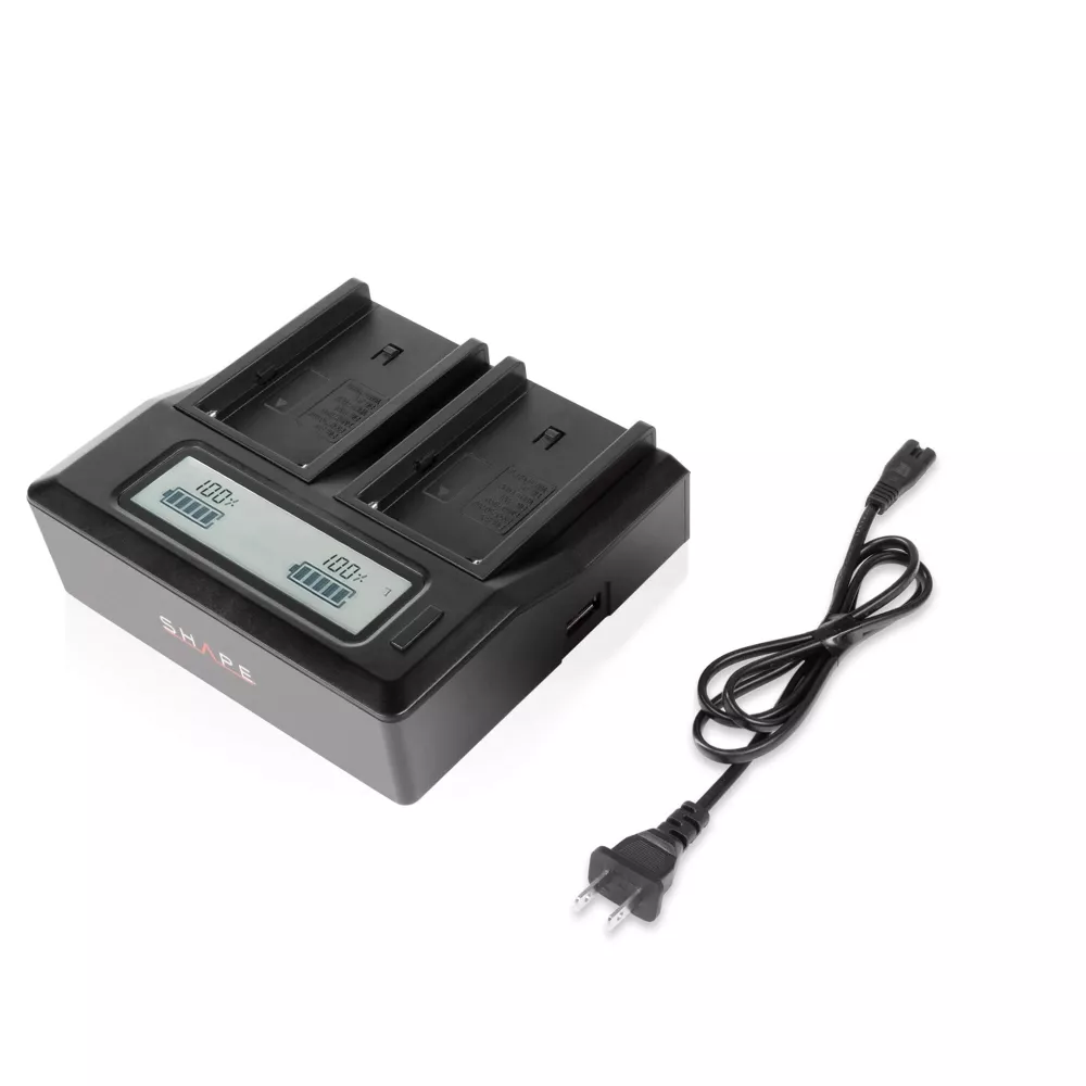 SHAPE NP-F Dual LCD Charger
