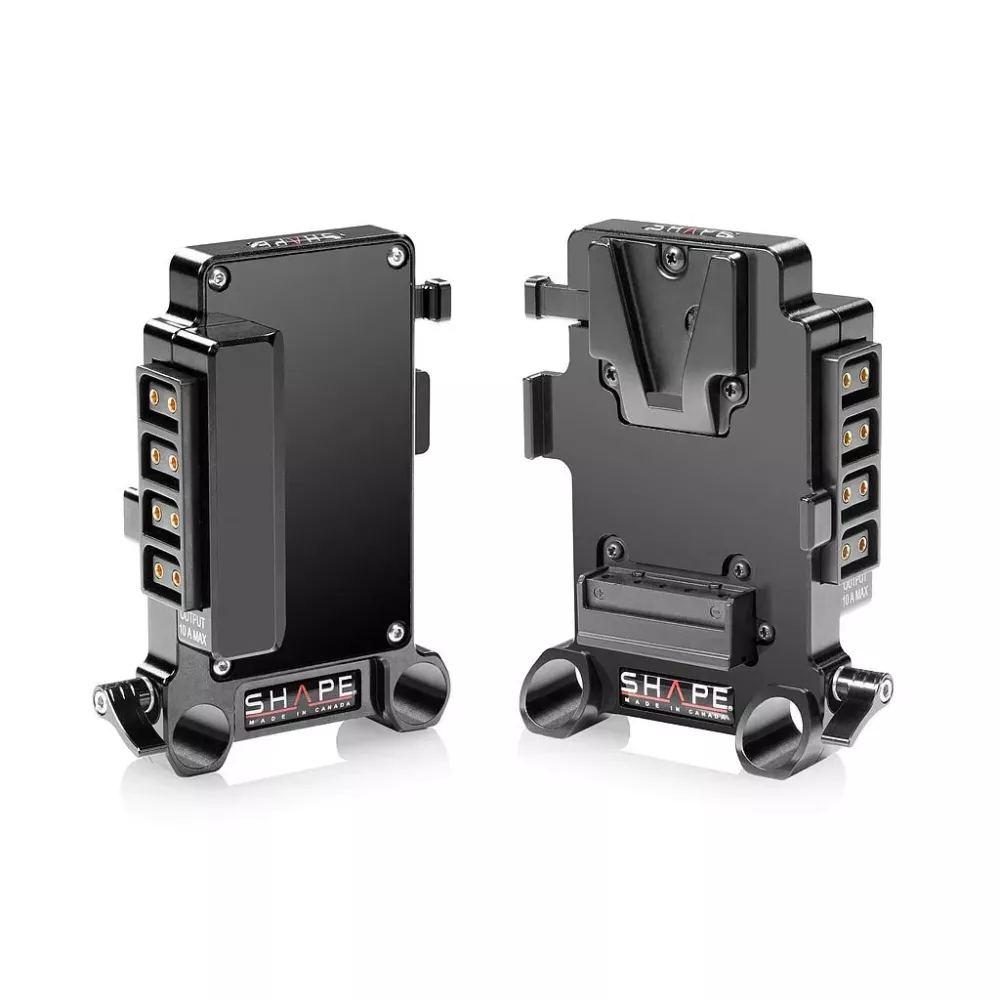 SHAPE Multi D-Tap V-Mount Plate 15mm LWS Rod Mount