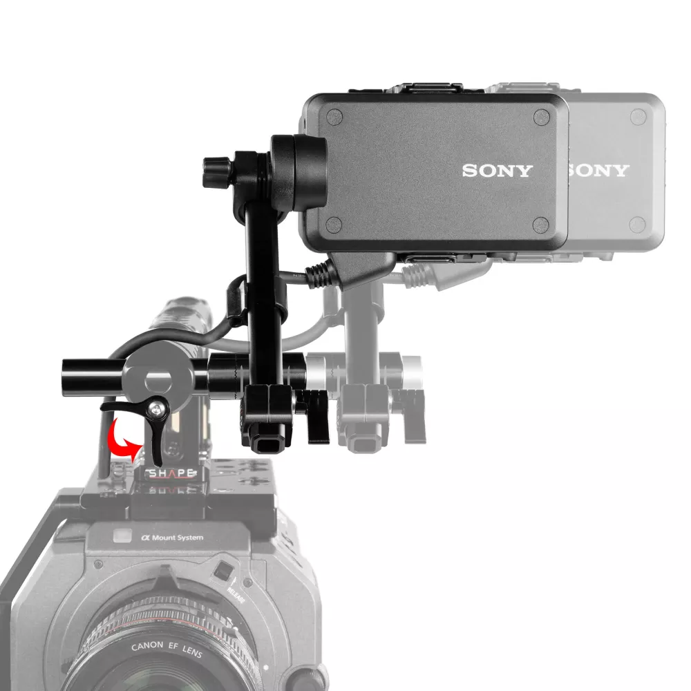 SHAPE Sony FX9 Push-Button View Finder Mount
