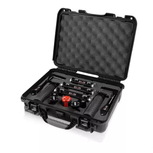 SHAPE Telescopic Black Handle Arri Rosette Cuffs Kit