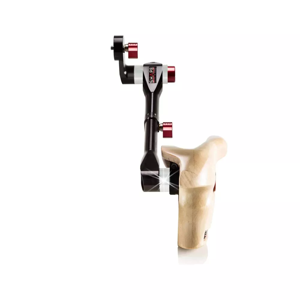 SHAPE Telescopic Wooden Handle Single Right with Arri Rosette