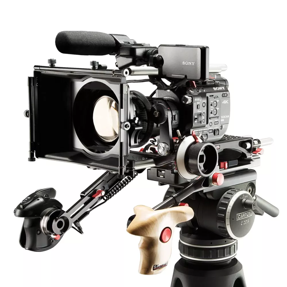 SHAPE Telescopic Wooden Handle Single Right with Arri Rosette
