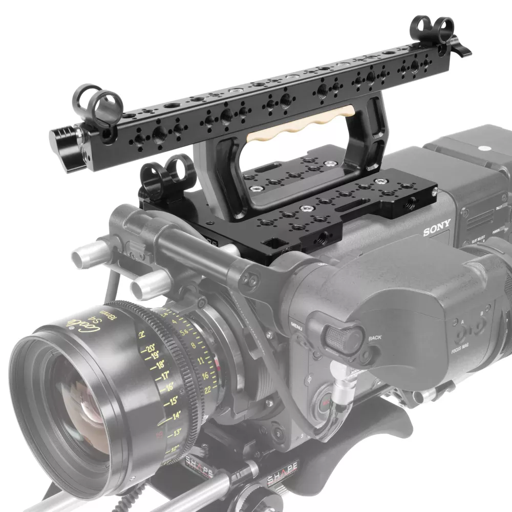 SHAPE Top Handgrip and Top Plate for Sony Venice with 15mm LW Front Rod Clamp