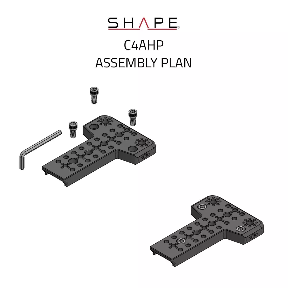 SHAPE Top Handle Adapter Plate for Canon C400