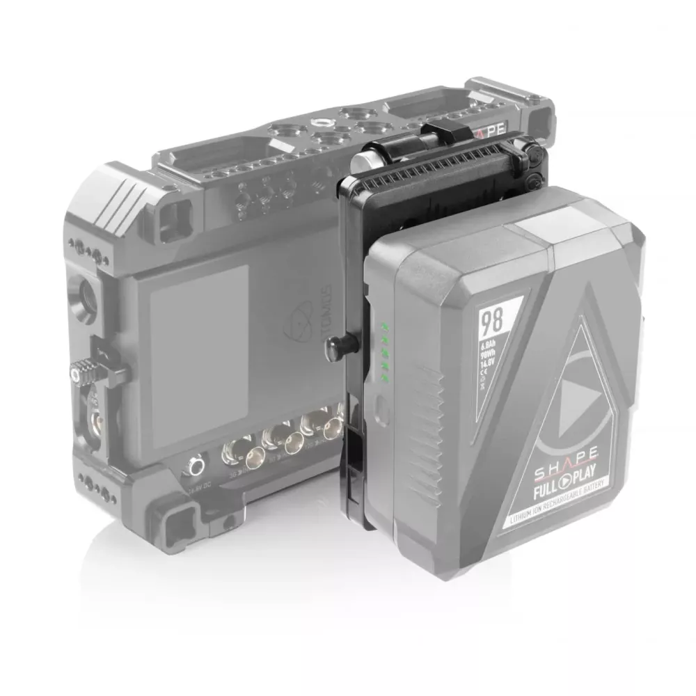 SHAPE Pivoting Battery Plate for Shogun 7 Monitor Cage (V-Mount)
