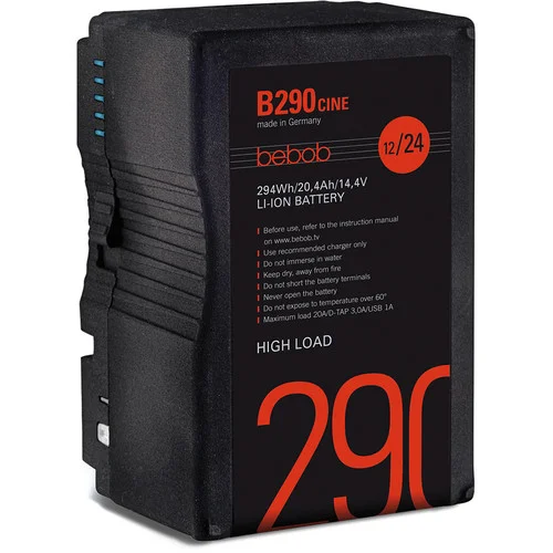 Bebob B290Cine 14.4/28.8V 294Wh B-Mount Li-Ionen Akku