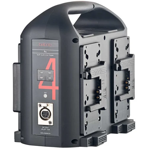 Bebob Quad B-Mount Batterieladegerät mit 4-Pin XLR Ausgang