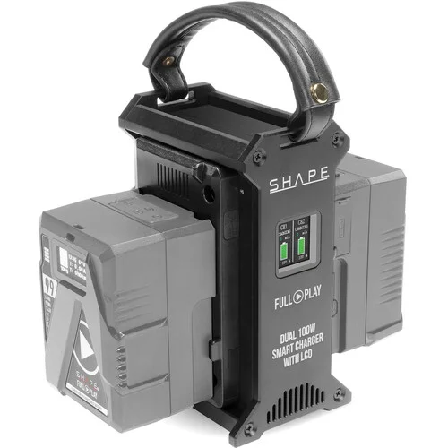 SHAPE Full Play Dual V-MOUNT 100W Fast Charger with LCD