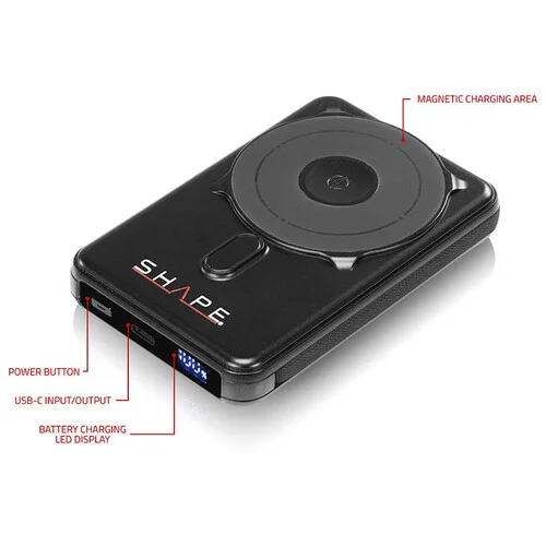 SHAPE MAG Wireless Power Bank 10000mah Portable Charger