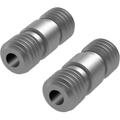 Bright Tangerine Drumstix Structural Alloy Threaded 15mm Rod Joiner (Set of 2)