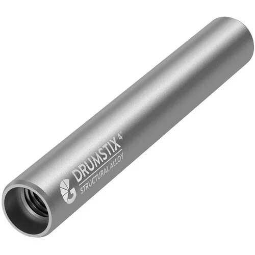 Bright Tangerine Drumstix Structural Alloy Threaded 15mm Rod  - 4" (10.2cm)
