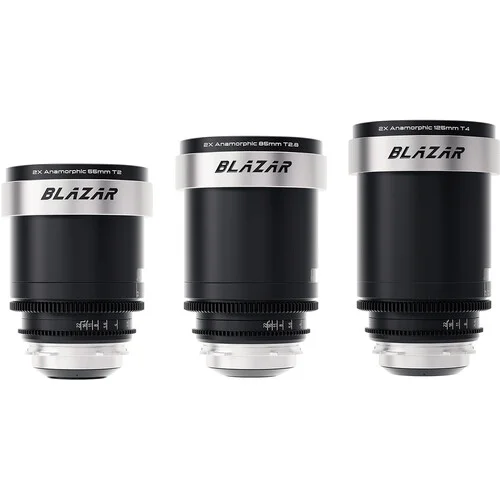 Blazar Cato 2x Full Frame Anamorphic 40/85/125mm 3-Lens Set PL