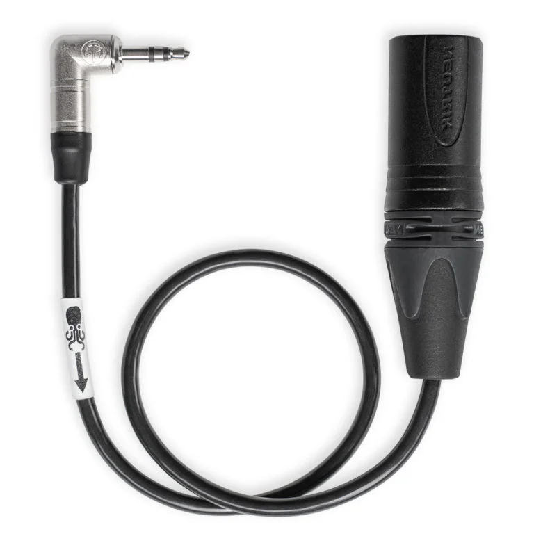 Cable de código de tiempo Tentacle de 3,5 mm a XLR (M)