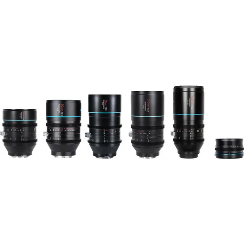 Sirui Venus T2.9 1.6x Full-Frame Anamorphic 5-Lens Kit with 1.25x Adapter 35/50/75/100/150mm