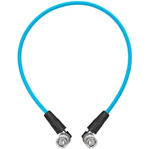 Kondor Blue 12G-SDI Right-Angle BNC Cable for 4K60 Camera Monitors and Transmitters (22") 56cm