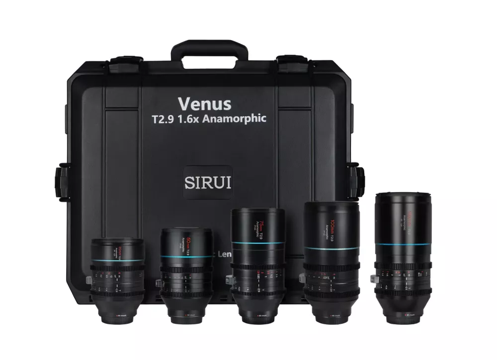 Sirui Venus T2.9 1.6x Full-Frame Anamorphic 5-Lins Kit 35/50/75/100/150mm