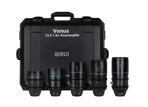 Sirui Venus T2.9 1.6x Full-Frame Anamorphic 5-Lens Kit  35/50/75/100/150mm
