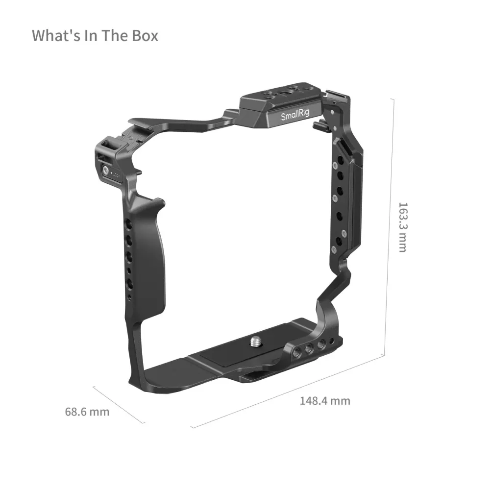 Smallrig Cage for Panasonic LUMIX S1 II/S1 IIE/S1R II/S5 II/S5 IIX/G9 II with DMW-BG1/ DMW-BG2 Battery Grip