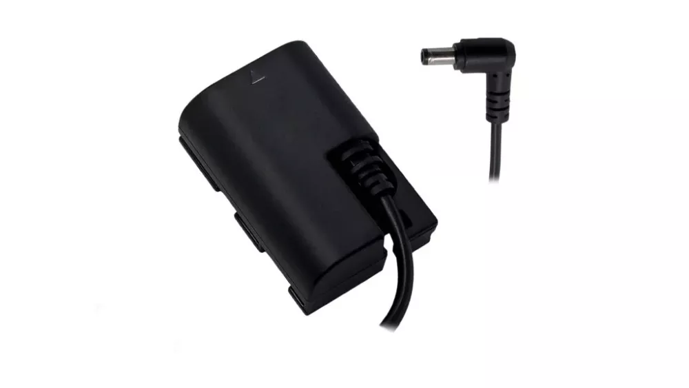 Tilta Canon LP-E6 Dummy Battery to  5.5/2.5mm DC Male Cable