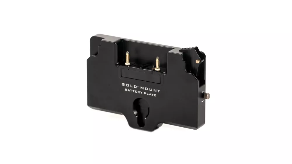 Tilta Battery Plate for RS 2 Power Pass-through Plate - Gold Mount