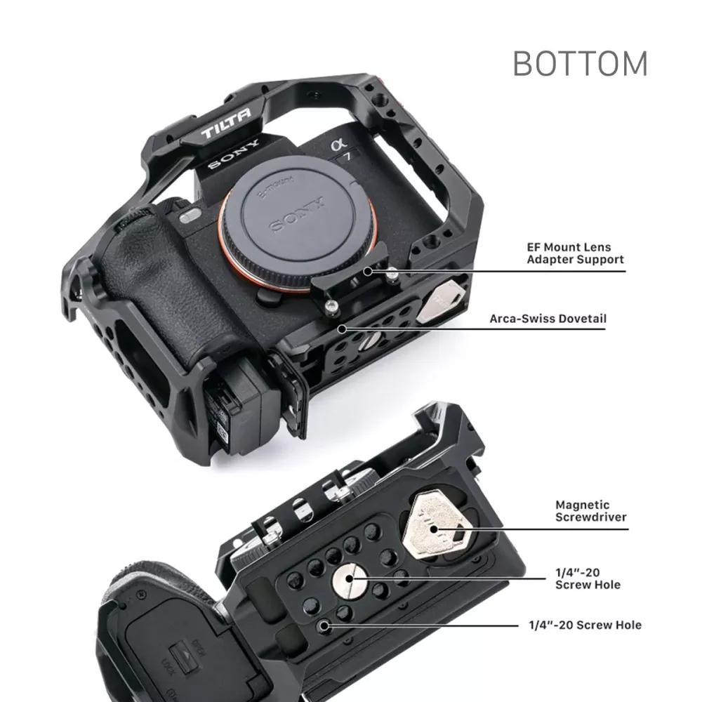 Tilta Camera Cage for Sony a7 IV Pro Kit - Black