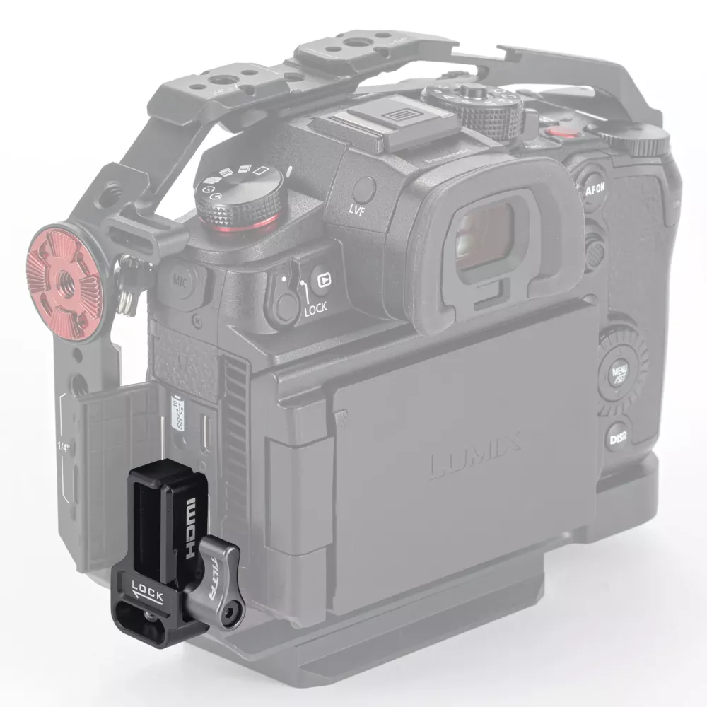 Tilta HDMI Clamp Attachment for Panasonic GH6 - Black