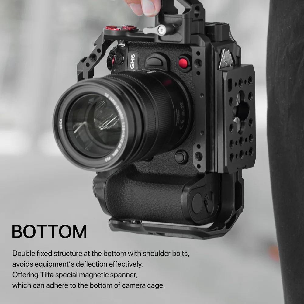 Tilta Camera Cage for Panasonic GH6 Basic Kit - Black