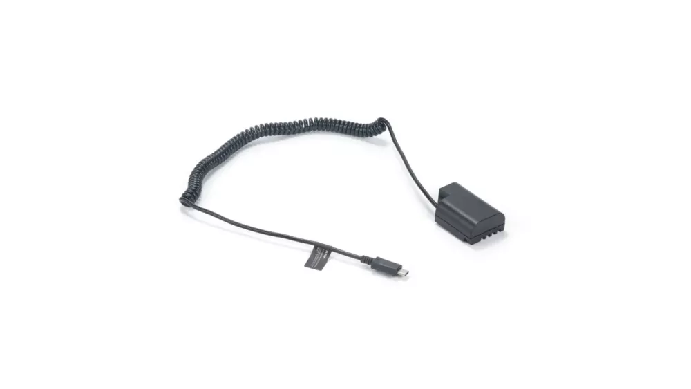 Tilta Panasonic DMW-BLF19 Dummy Battery to USB-C PD Power Cable