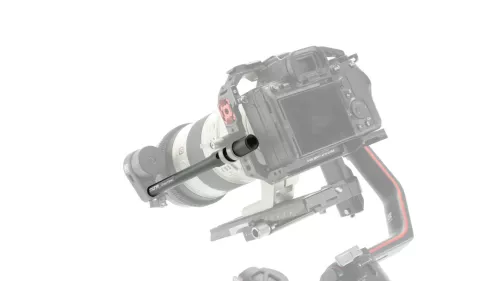 Tilta 15mm to 12mm DJI Rod Adapter (20cm) - Black