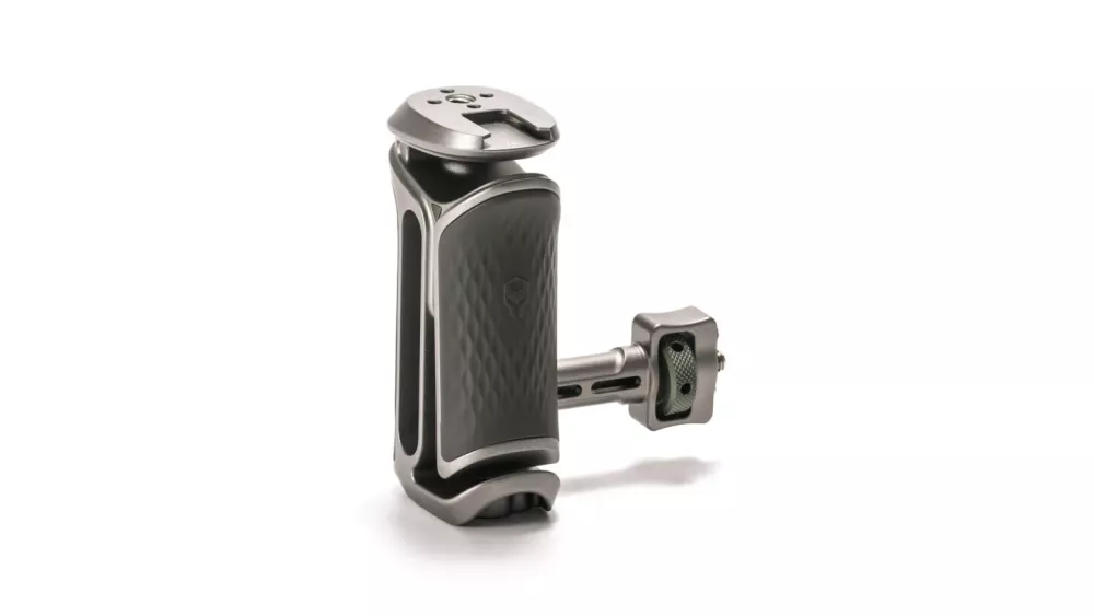 Tilta Xeno Side Handle (1/4"-20 with Locating Pins) - Titanium Gray