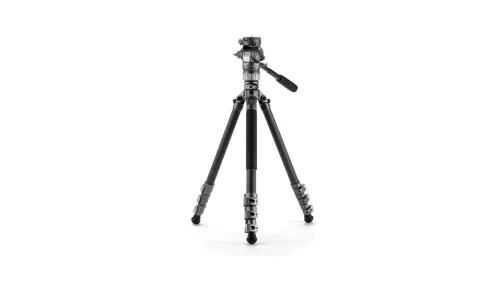 Tilta Travel Video Fluid Head with 3-Stage Carbon Fiber Legs (5KG) - Space Gray