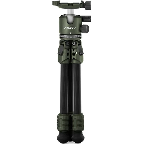 Tilta Tabletop Ball Head with 1-Stage Carbon Fiber Tripod Legs (3KG)  - Forest Green
