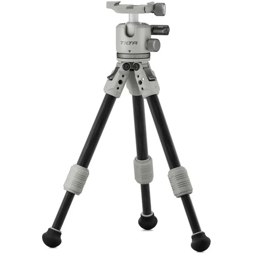 Tilta Tabletop Ball Head with 1-Stage Carbon Fiber Tripod Legs (3KG)  - Snow White