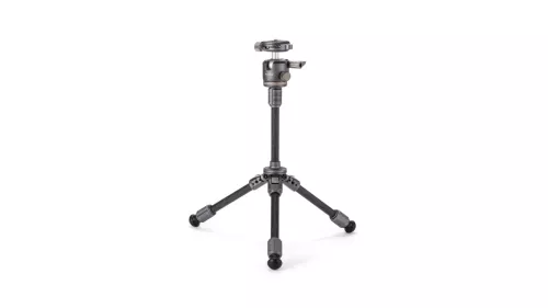 Tilta Tabletop Ball Head with 1-Stage Carbon Fiber Tripod Legs (3KG) Extendable Edition - Space Gray
