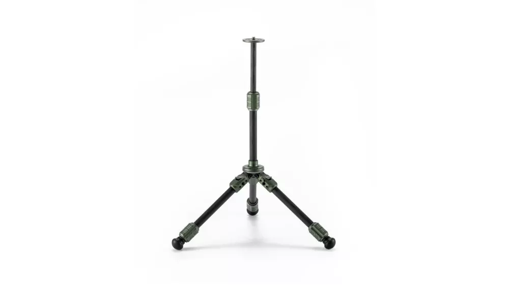 Tilta Tabletop Ball Head with 1-Stage Carbon Fiber Tripod Legs (3KG) Extendable Edition - Forest Green