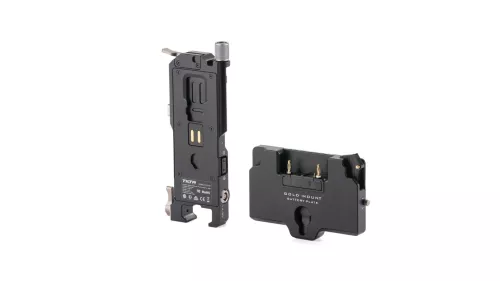 Tilta Battery Plate to DJI RS 4 Power Pass-through Plate Kit - Gold Mount