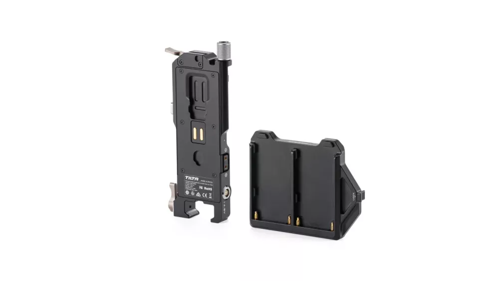 Tilta Battery Plate to DJI RS 4 Power Pass-through Plate Kit - Gold Mount