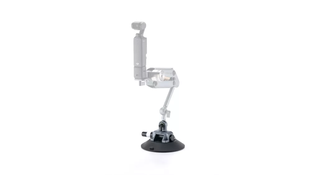 Tilta Suction Cup (6″)  with Rosette Mounting Bracket - Titanium Gray