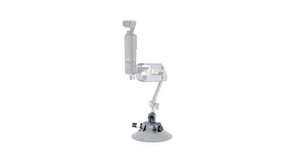 Tilta Rosette Mounting Bracket for Suction Cup (6") - Titanium Gray