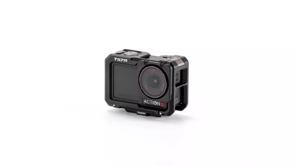 Tilta Camera Cage for DJI Osmo Action 5 Pro Base Kit - Titanium Gray